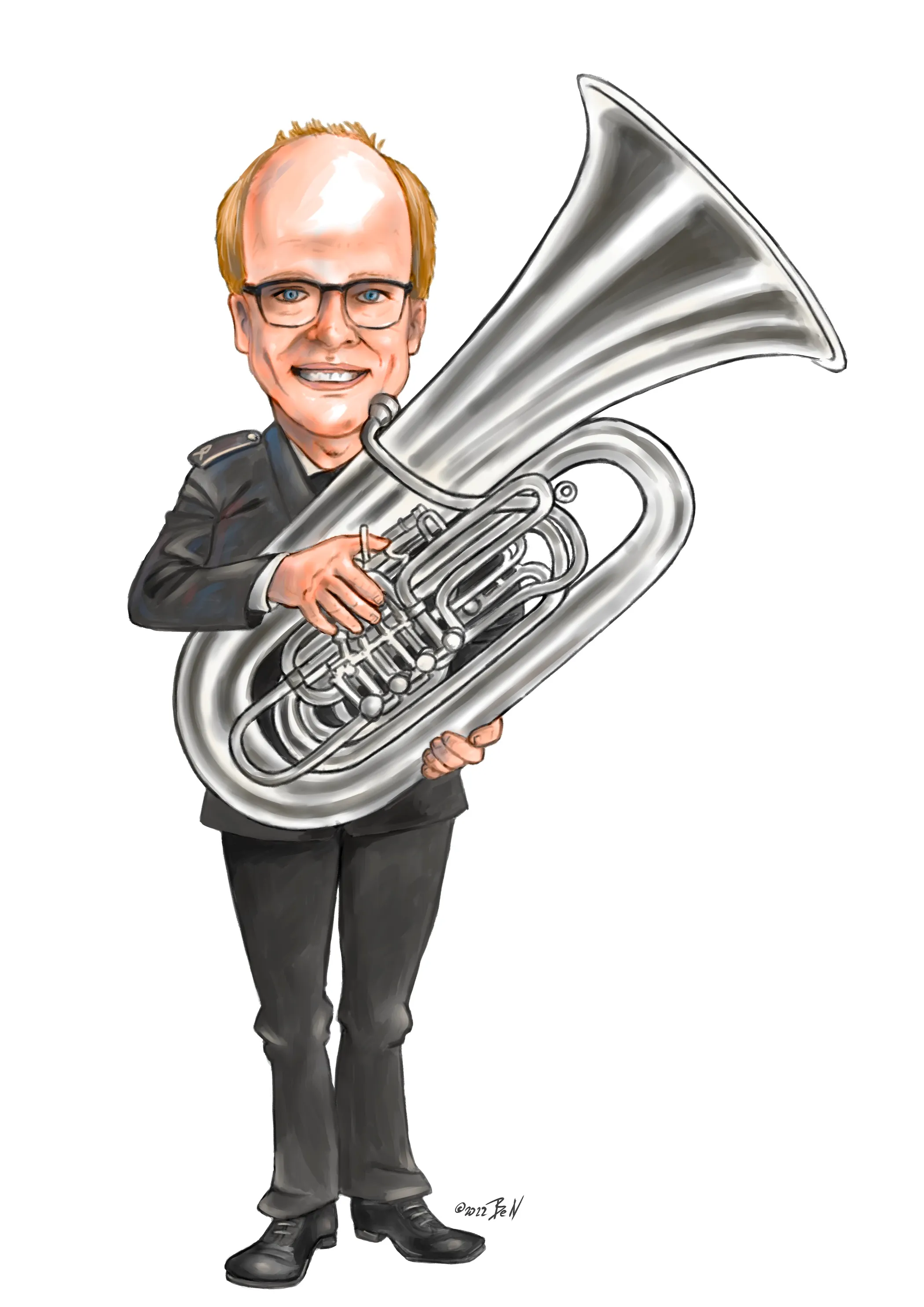 Cartoon op maat door Ben Art Work (voorbeeld 3)