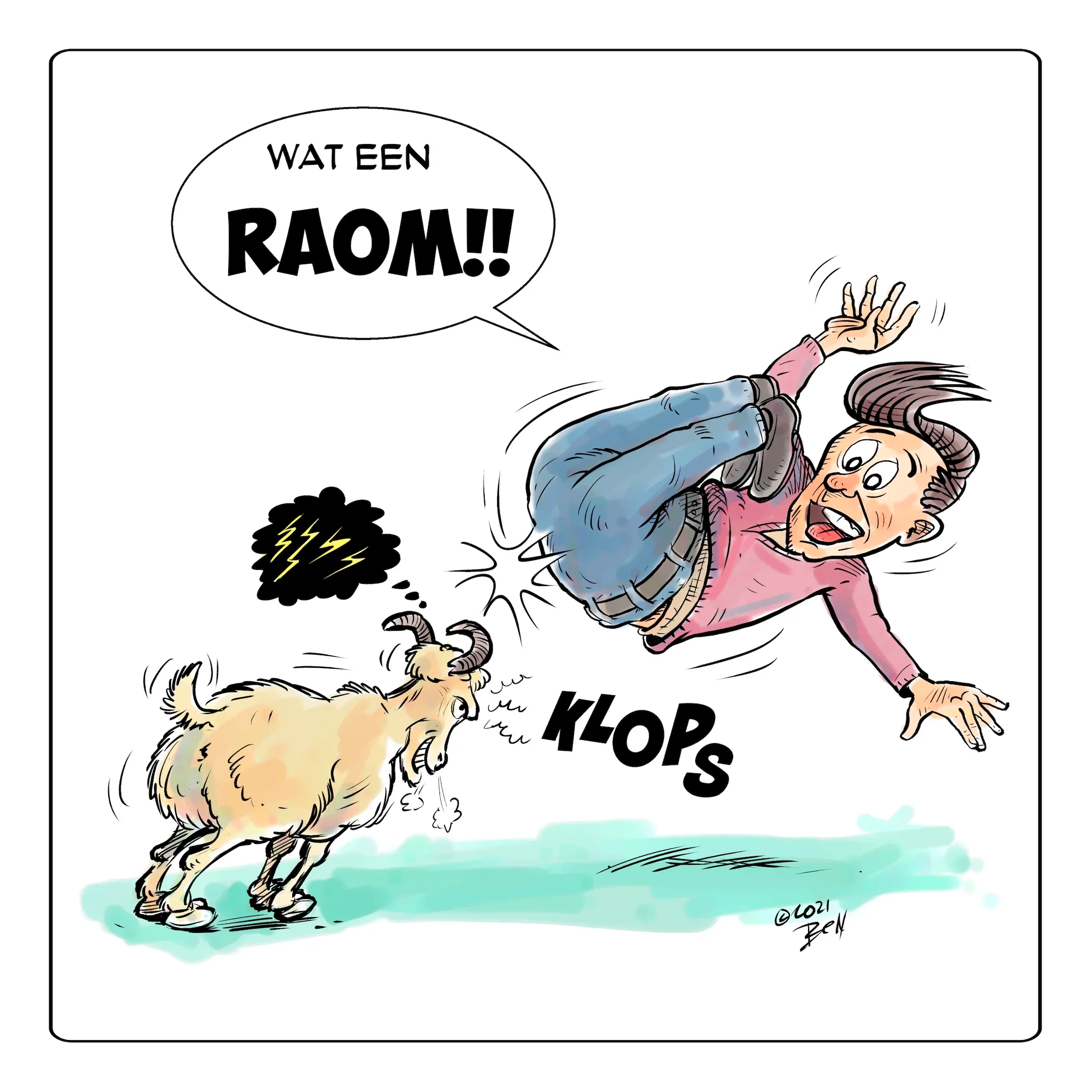 Cartoon op maat door Ben Art Work — voorbeeld 13