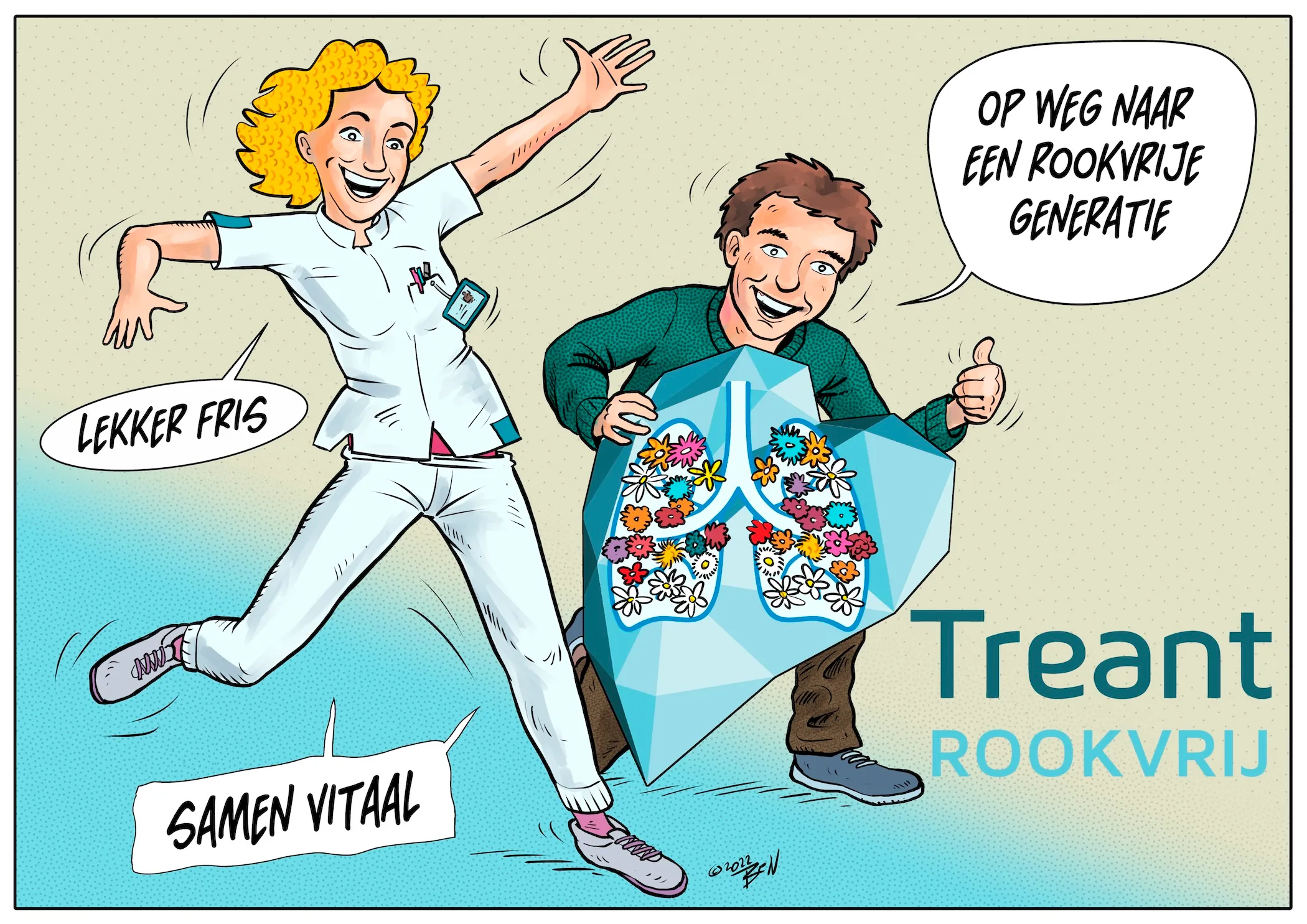Cartoon op maat door Ben Art Work — voorbeeld 14