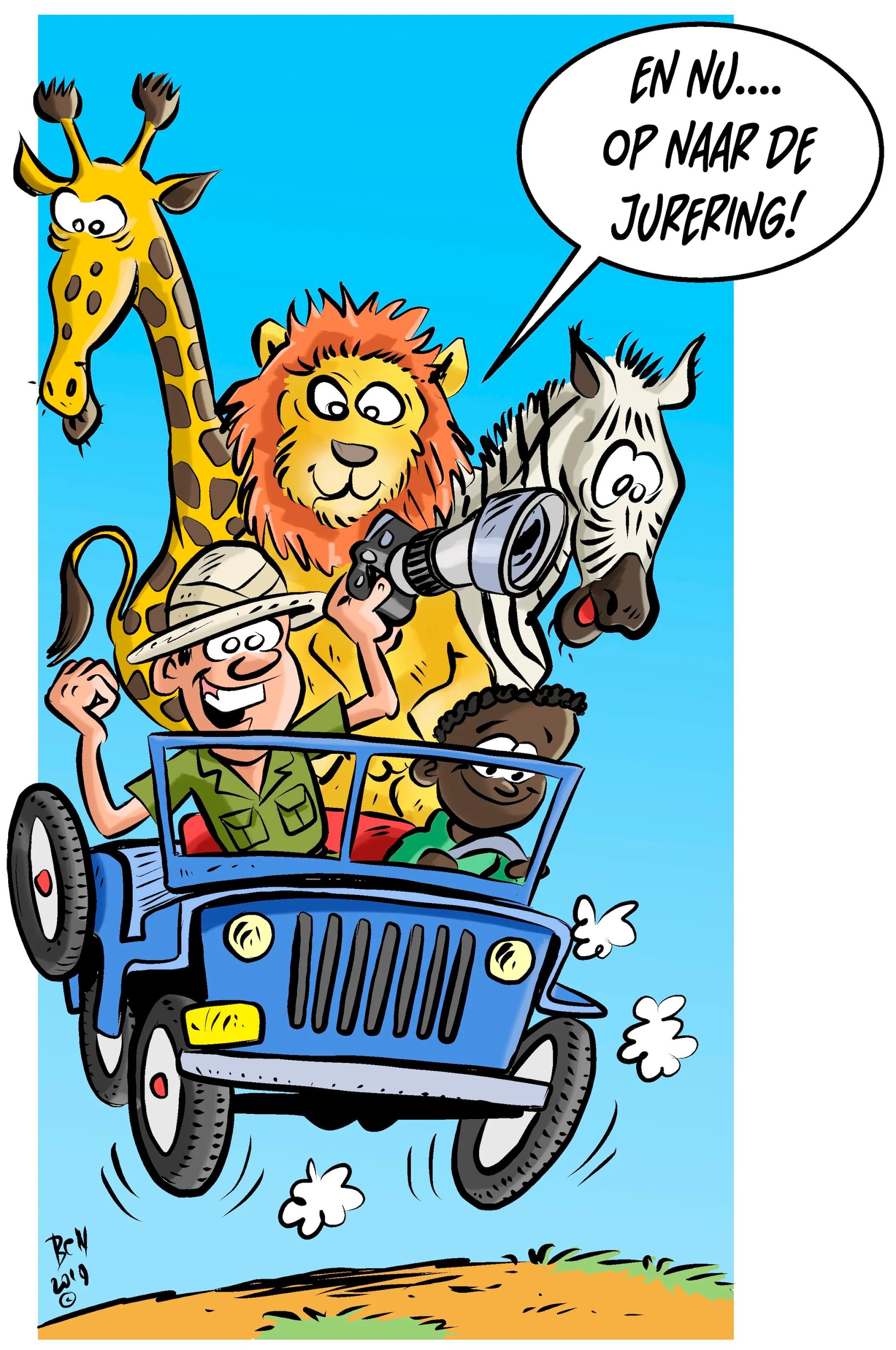 Cartoon op maat door Ben Art Work — voorbeeld 15