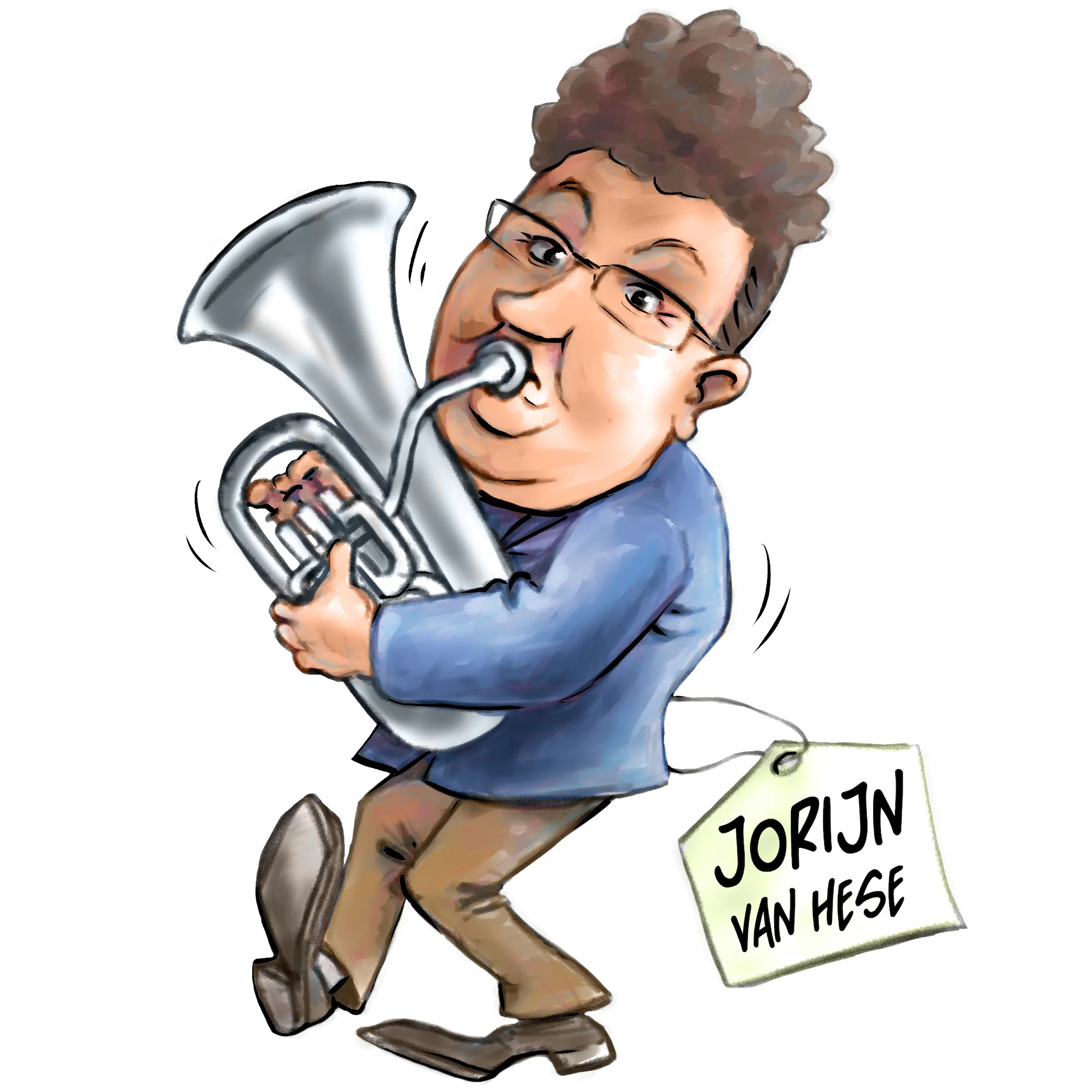 Cartoon op maat door Ben Art Work — voorbeeld 19