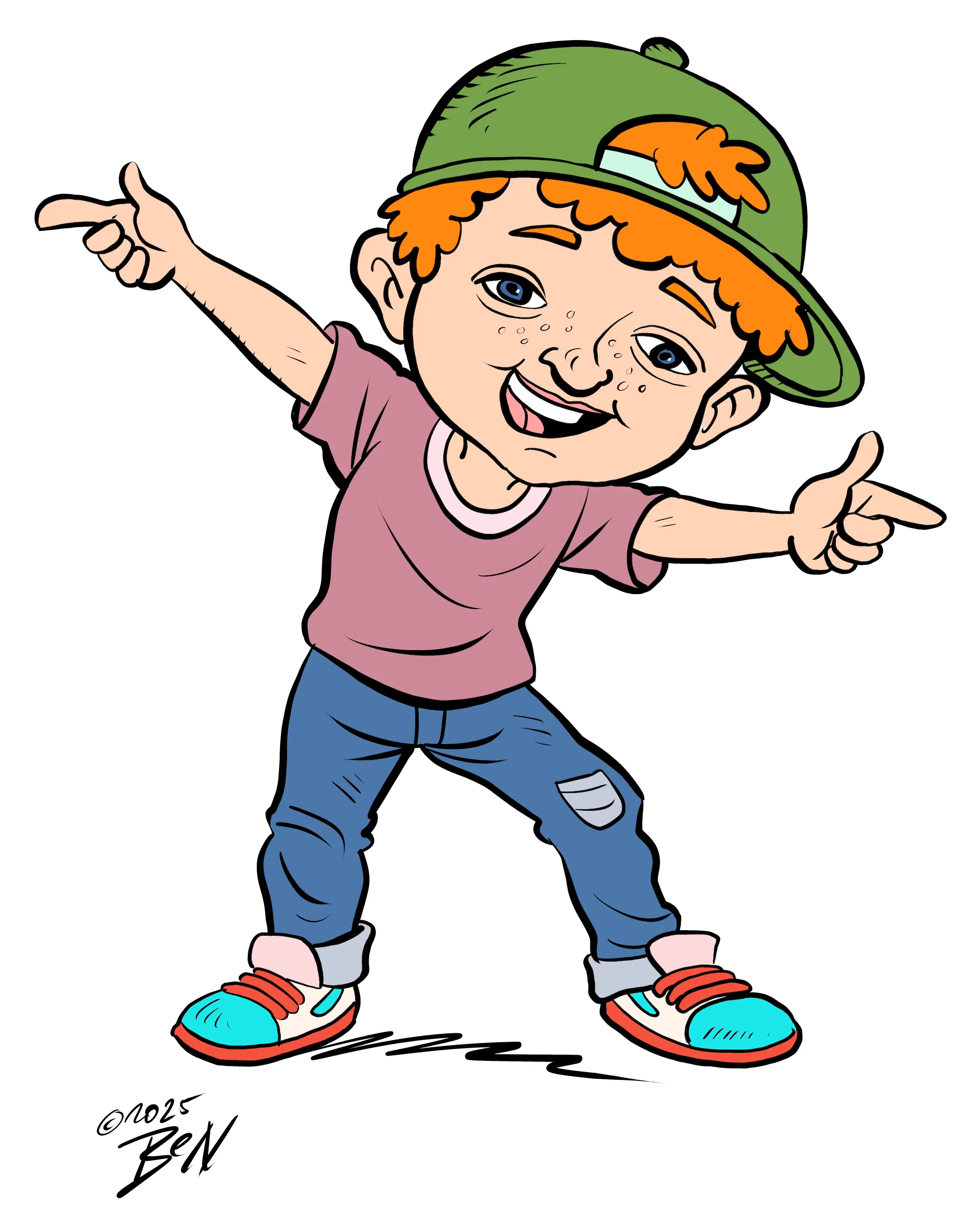 Cartoon op maat door Ben Art Work — voorbeeld 20