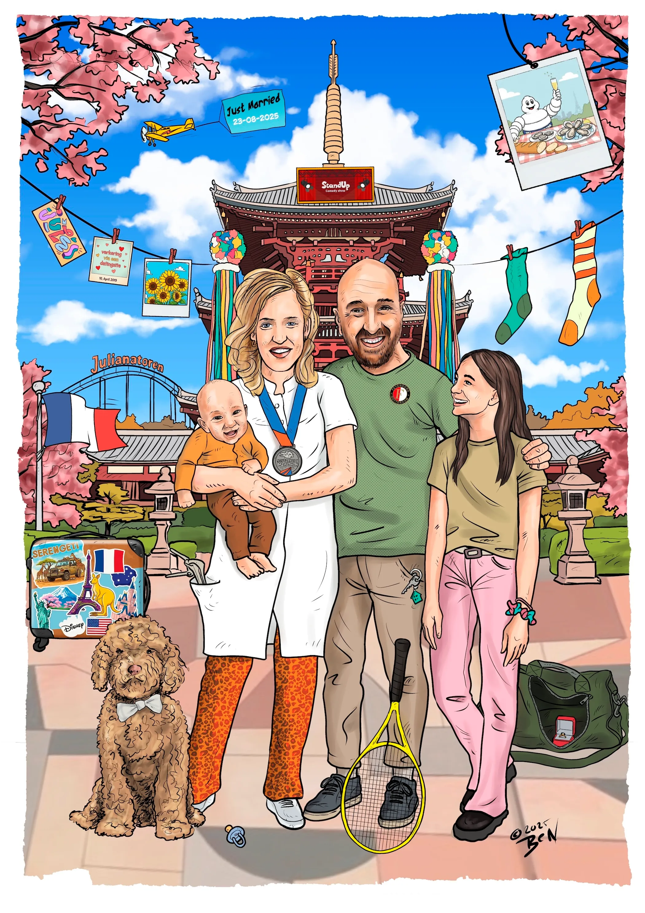Illustratie door Ben Art Work — voorbeeld 13