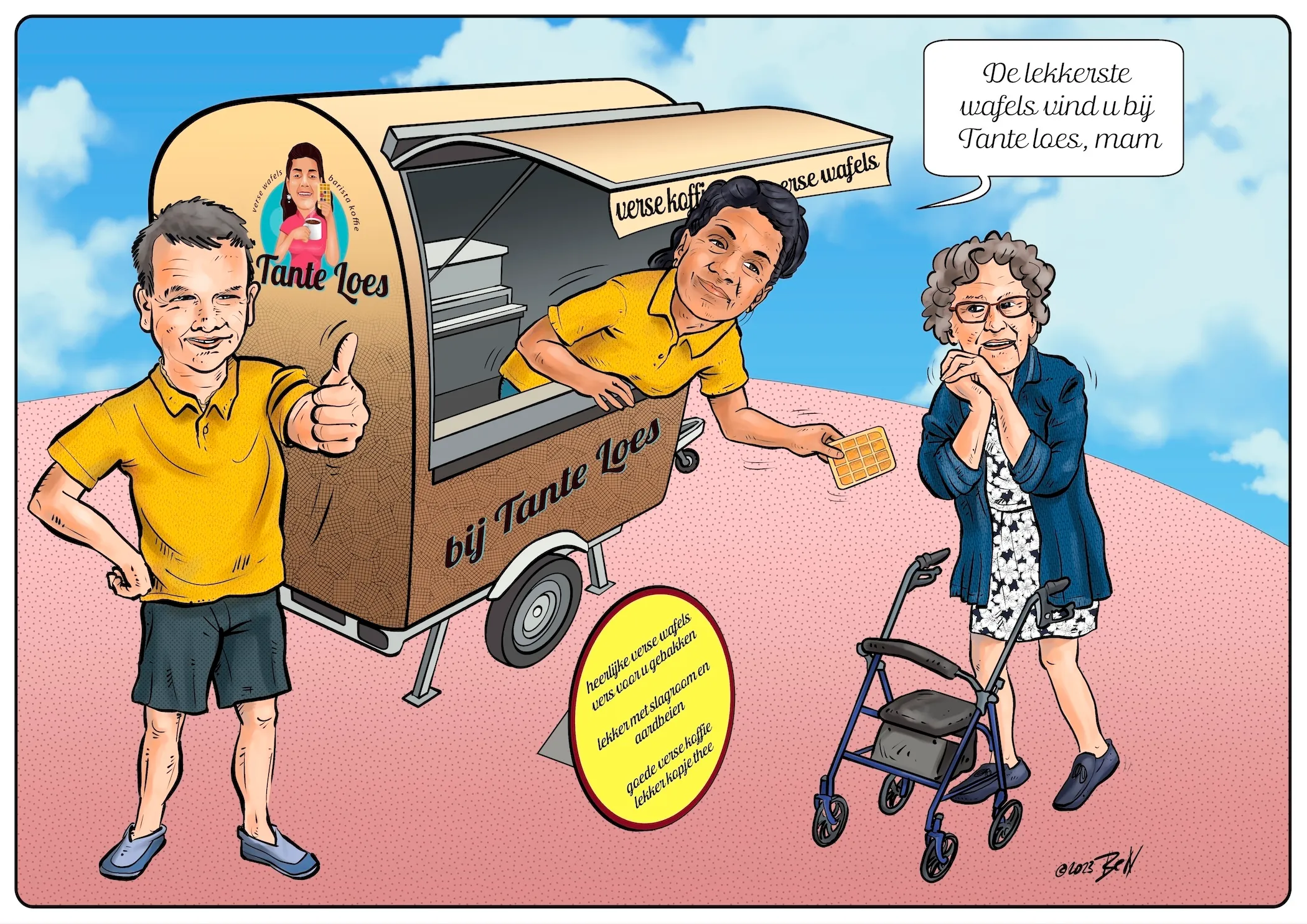 Illustratie door Ben Art Work — voorbeeld 14