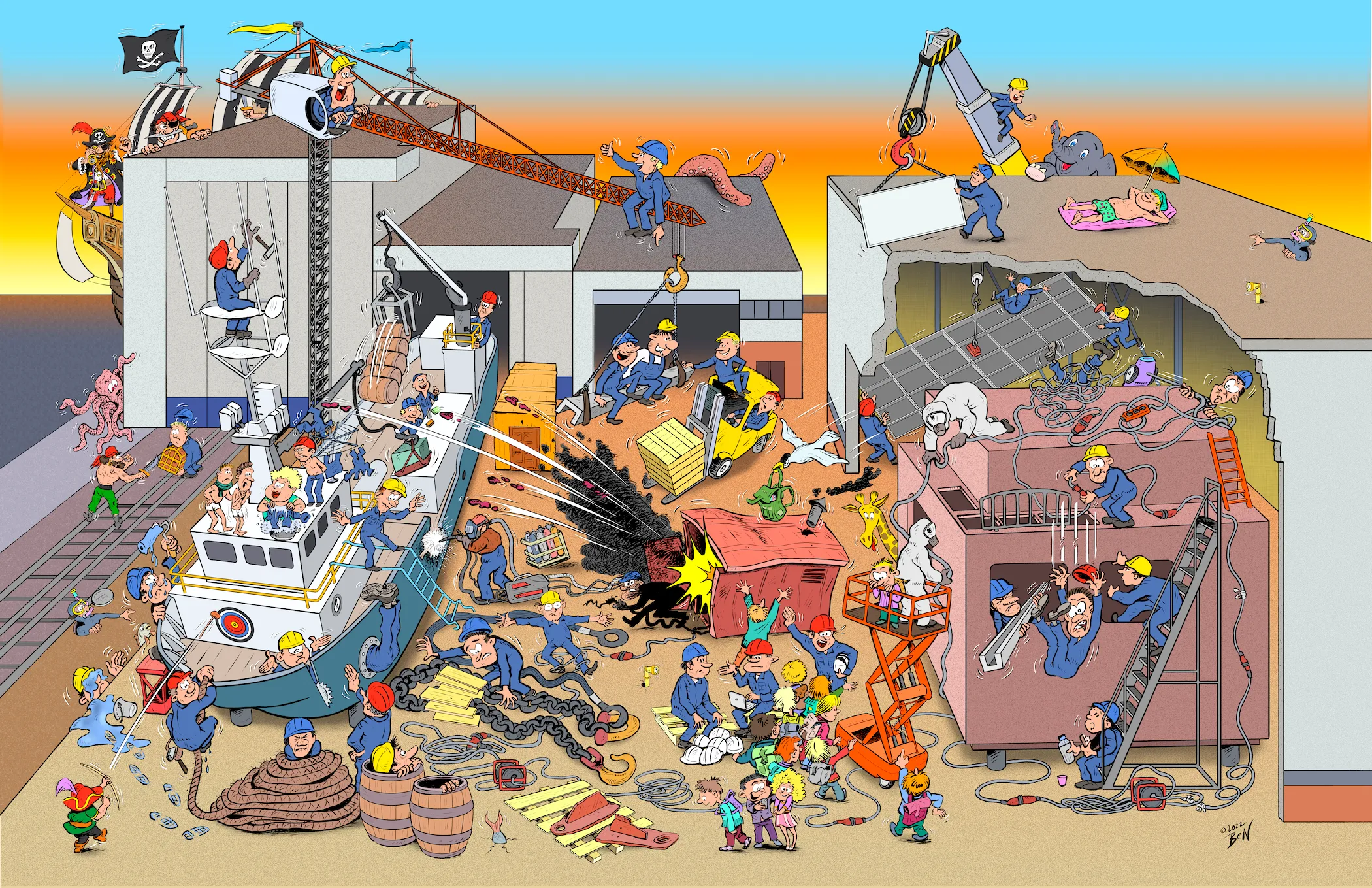 Illustratie door Ben Art Work — voorbeeld 16