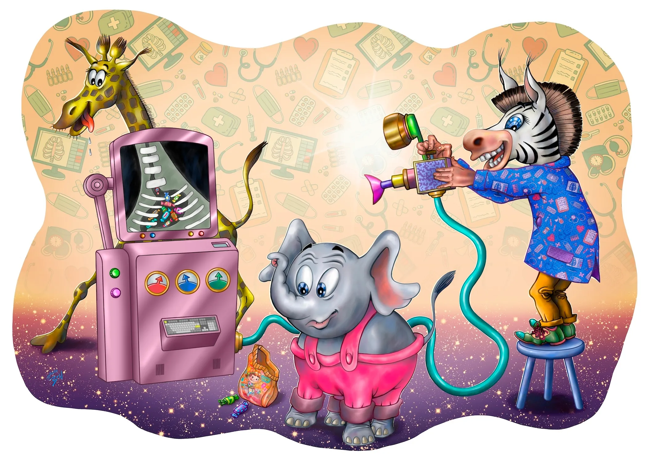 Illustratie door Ben Art Work — voorbeeld 35