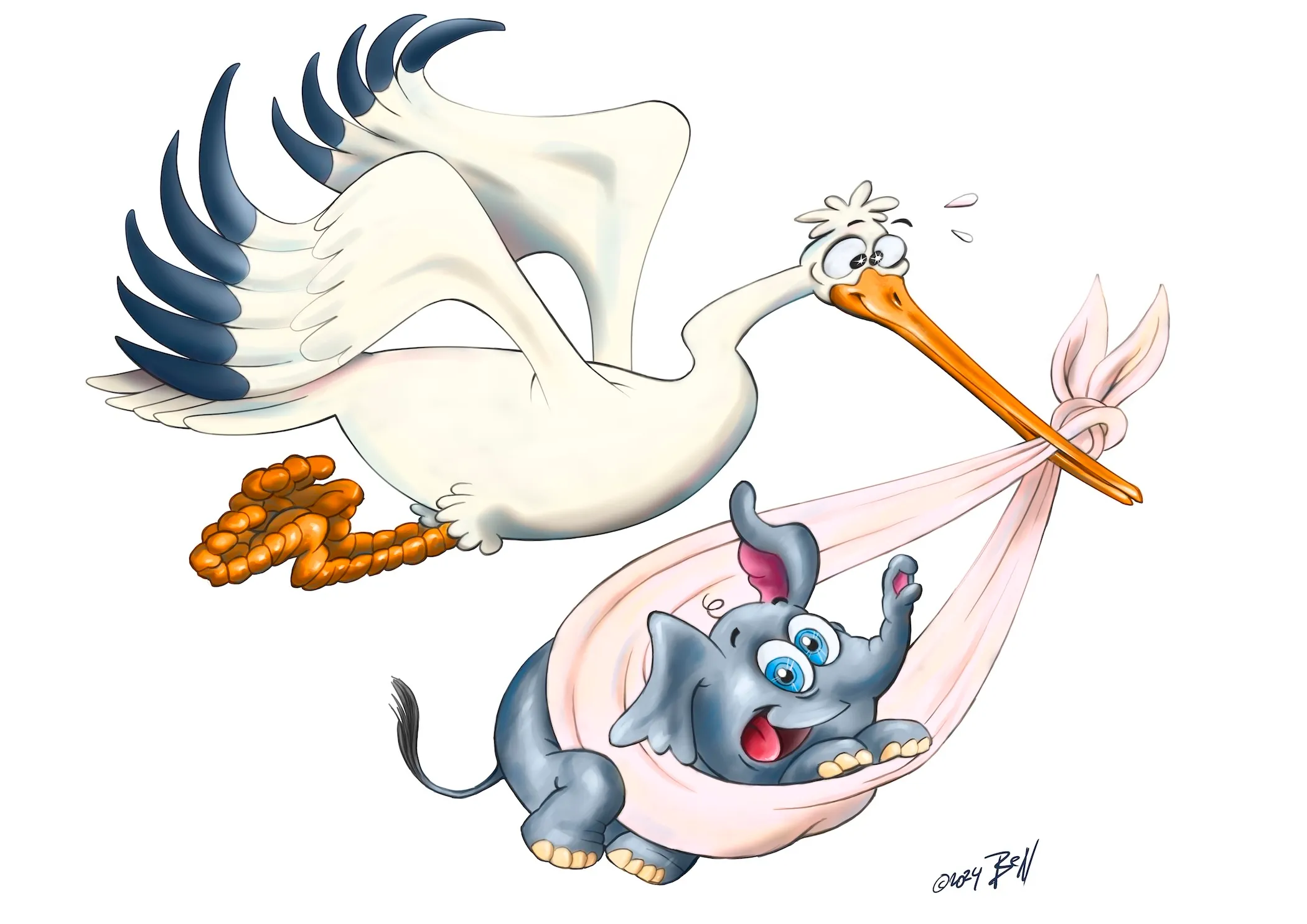 Illustratie door Ben Art Work — voorbeeld 38