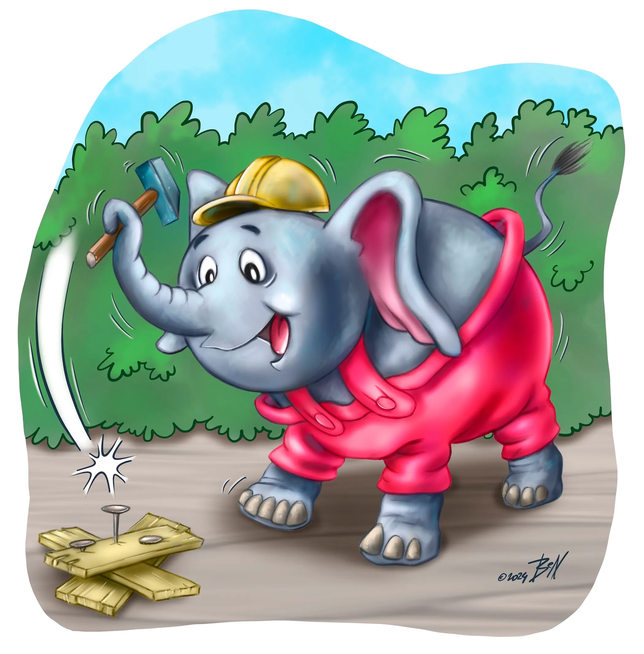Illustratie door Ben Art Work — voorbeeld 39