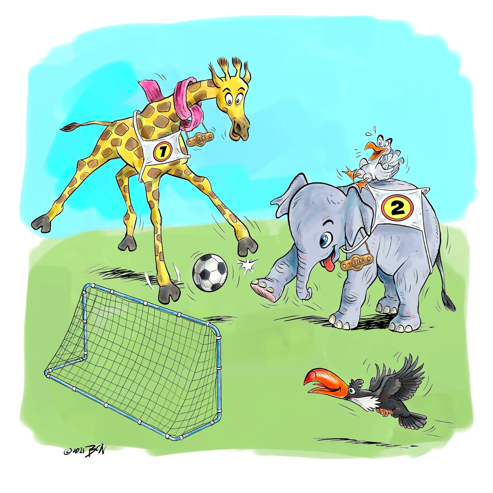 Illustratie door Ben Art Work — voorbeeld 42