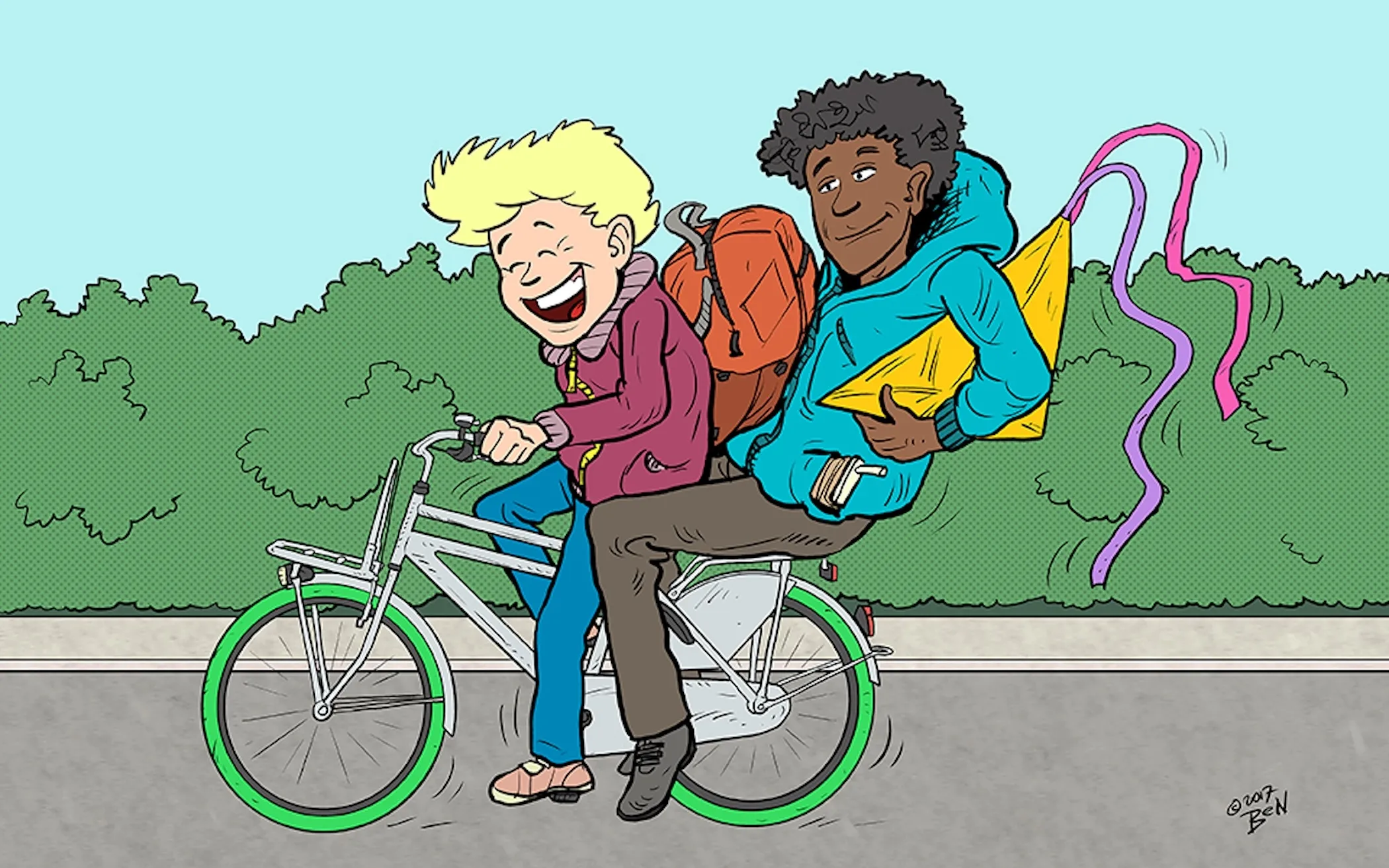 Illustratie door Ben Art Work — voorbeeld 43